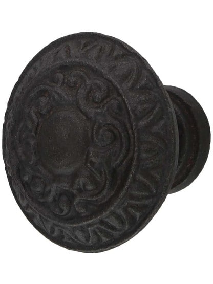Mantua Pattern Cast-Iron Cabinet Knob.